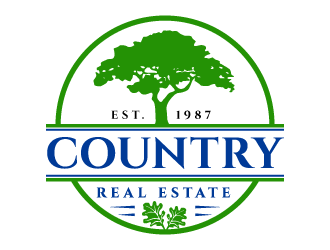 Country Real Estate  logo design by akilis13