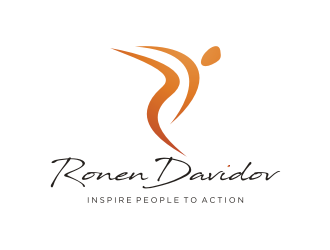Ronen davidov - Inspire people to action logo design by restuti