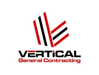 Vertical General Contracting logo design by Gwerth