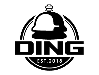 Ding logo design by nexgen
