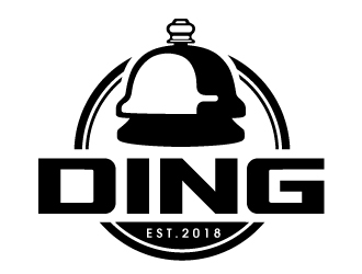 Ding logo design by nexgen