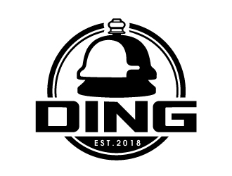 Ding logo design by nexgen