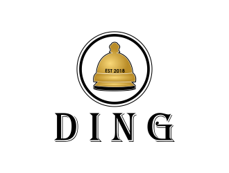 Ding logo design by giphone
