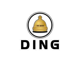 Ding logo design by giphone