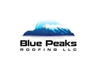 Blue Peaks Roofing LLC logo design by PRN123