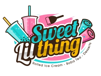 sweet lil thing logo design by fantastic4