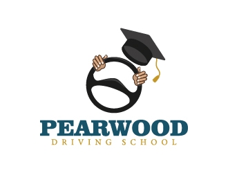 Pearwood Driving School logo design by Shailesh