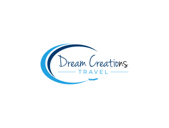 Dream Creations Travel logo design by haidar