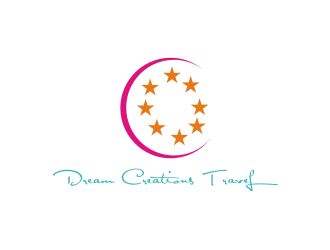 Dream Creations Travel logo design by Diancox