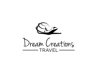 Dream Creations Travel logo design by sodimejo
