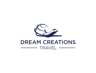 Dream Creations Travel logo design by sodimejo