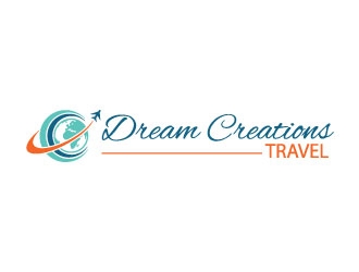 Dream Creations Travel logo design by rosy313