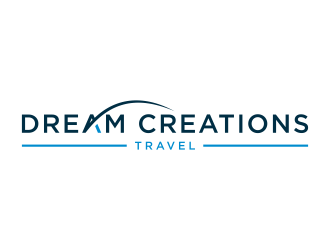 Dream Creations Travel logo design by p0peye