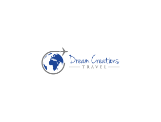 Dream Creations Travel logo design by RIANW