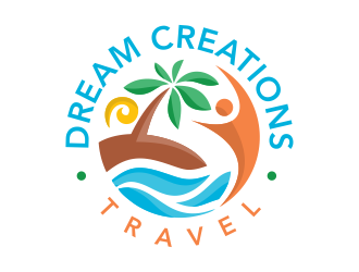 Dream Creations Travel logo design by ingepro