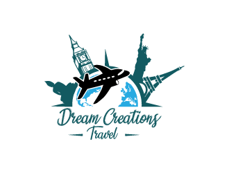 Dream Creations Travel logo design by drifelm