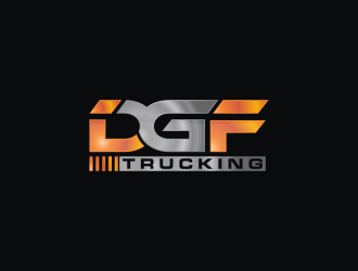 DGF Trucking logo design by haidar