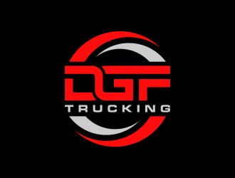 DGF Trucking logo design by BlessedArt