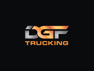 DGF Trucking logo design by haidar