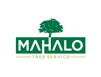mahalo tree service logo design by Barkah