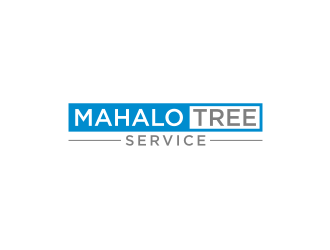 mahalo tree service logo design by logitec