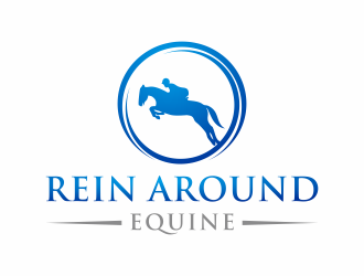 Rein Around Equine logo design by hidro