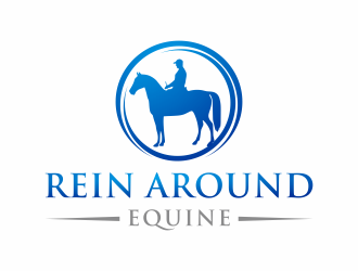 Rein Around Equine logo design by hidro