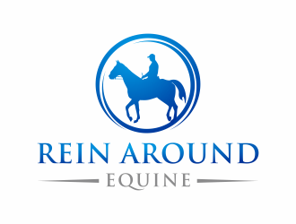 Rein Around Equine logo design by hidro