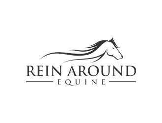 Rein Around Equine logo design by Rizqy