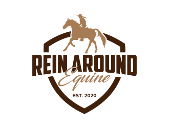 Rein Around Equine logo design by qqdesigns