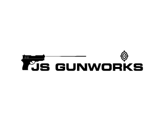 JS GUNWORKS logo design by wongndeso