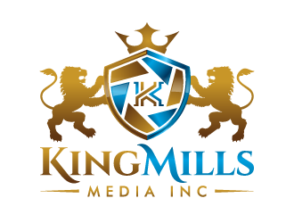 KingMills Media inc logo design by akilis13