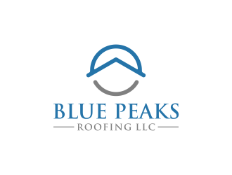 Blue Peaks Roofing LLC logo design by arturo_
