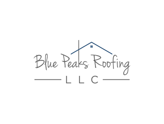 Blue Peaks Roofing LLC logo design by clayjensen