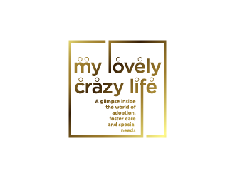 My Lovely Crazy Life logo design by hwkomp