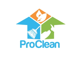 ProClean logo design by AamirKhan