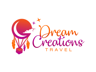 Dream Creations Travel logo design by Panara