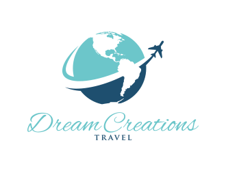 Dream Creations Travel logo design by lexipej