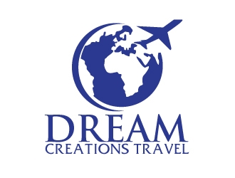 Dream Creations Travel logo design by AamirKhan