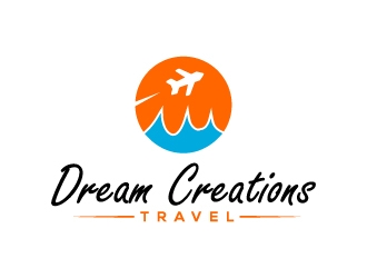 Dream Creations Travel logo design by MUSANG