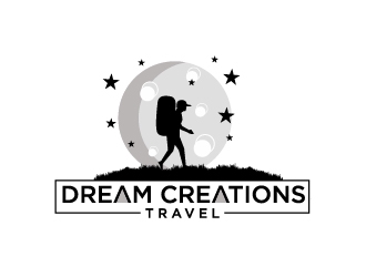 Dream Creations Travel logo design by Mirza