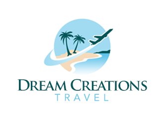 Dream Creations Travel logo design by kunejo