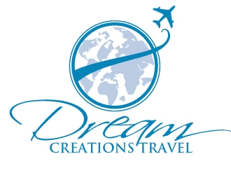 Dream Creations Travel logo design by AamirKhan