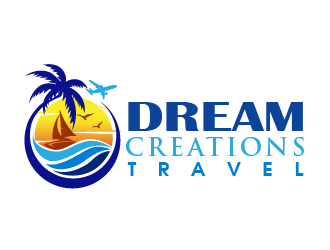 Dream Creations Travel logo design by THOR_