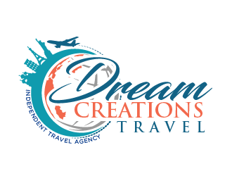 Dream Creations Travel logo design by THOR_