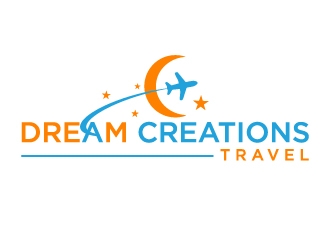 Dream Creations Travel logo design by Mirza