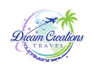 Dream Creations Travel logo design by jaize