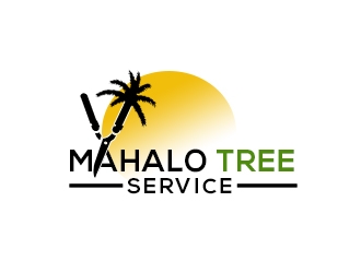 mahalo tree service logo design by bougalla005