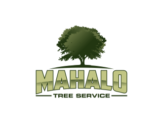 mahalo tree service logo design by Kruger