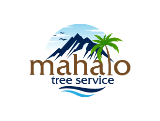 mahalo tree service logo design by zamzam